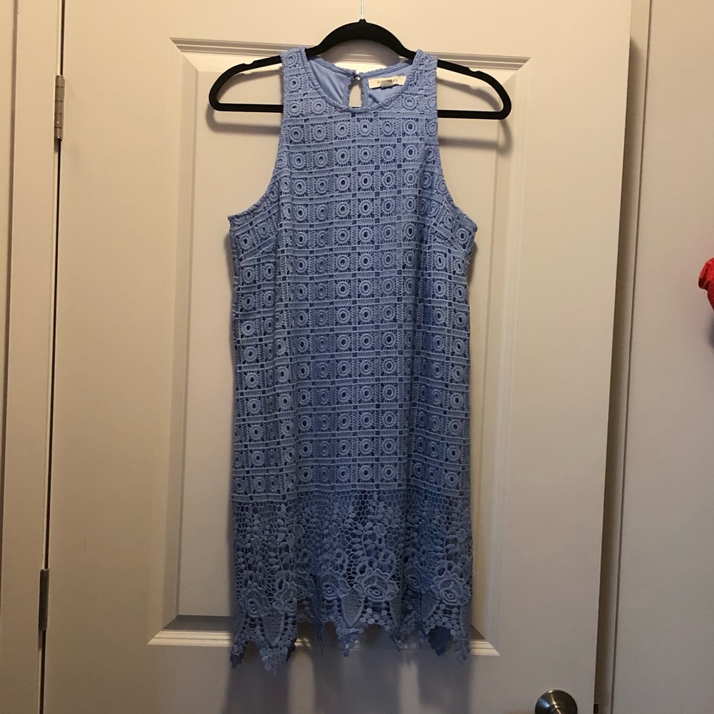 Lavender Crochet Dress